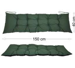 Podsedák 150x40 tmavo zelený melír
