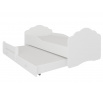 Dvojlôžko s matracmi CASIMO II 160x80 Biela