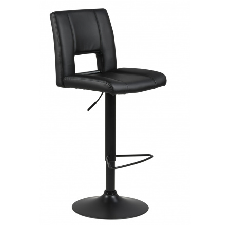Barová stolička Sylvia čierna/čierna
