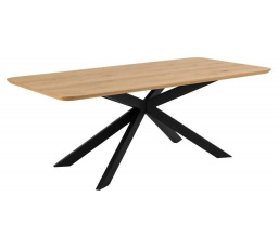 Stôl Irwine 200x100cm dub/čierny