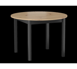 Rozkladací stôl dub artisan/čierny 100140x100 ST5-FX