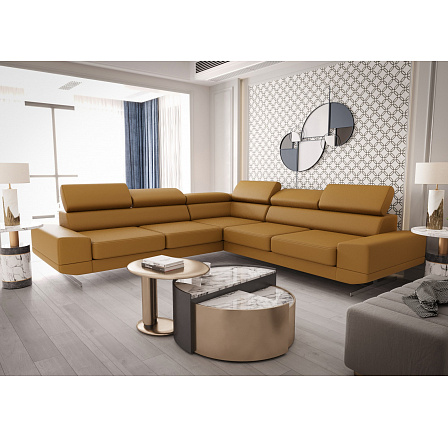 ROHOVÁ POHOVKA MILANO MAX 270x270 CM PRÍRODNÁ KOŽA (ODTIENE ŽLTEJ) - RÝCHLE ODOSLANIE ROHOVÁ POHOVKA MILANO MAX 270x270 CM PRÍRODNÁ KOŽA (ODTIENE ŽLTEJ) - RÝCHLE ODOSLANIE