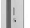 Kovová šatní skriňa KACPER 1 Plus, Sivá