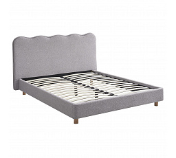Posteľ 160x200 IZMIR Sivé Boucle