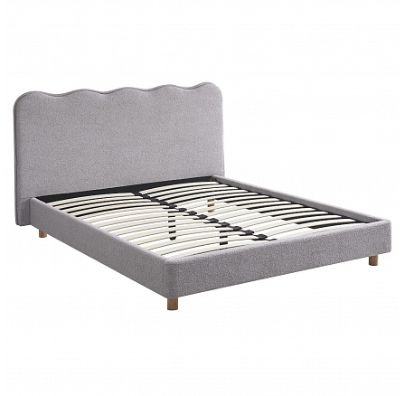 Posteľ 160x200 IZMIR Sivé Boucle