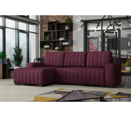 Rohová sedacia súprava Hakim L - falcone78/fialková