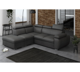 Rohová sedacia súprava Bodie V ľavá tmavo sivá