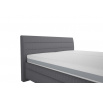 Posteľ Veneta 160x200, tmavo sivá