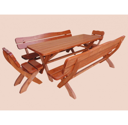 Drevený záhradný set Bavorsko