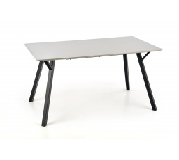 Jedálenský stôl BALROG, čierna/sivá