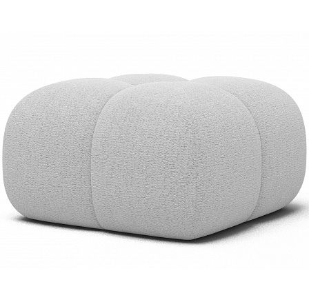 Čalúnený puf Covio, biely buklé Royal 01 85x52 Čalúnený puf Covio, biely buklé Royal 01 85x52