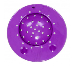 Silikónový kryt chrániaci odtok fialový