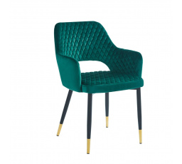 Stolička velvet zelená K3-FX