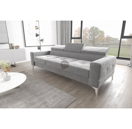 Sofa TOSCANIA III 250 cm - sivá