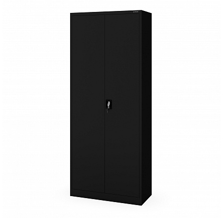 Kovová kancelárska skriňa vysoká na dokumenty čierna, 900x2200x400 mm: JAN H2200 Kovová kancelárska skriňa vysoká na dokumenty čierna, 900x2200x400 mm: JAN H2200