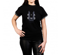 Dámske tričko-Čierne-Stredné