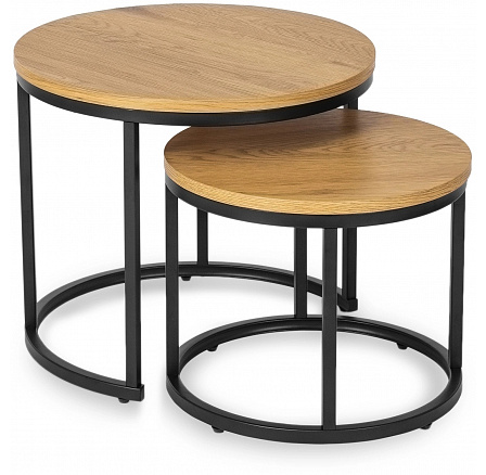 Sada stolíkov DELIA Dub Zlatý