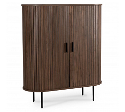 Komoda TRISH 100 cm Dvojdverová Posuvná Orech