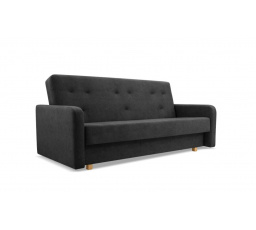 Pohovka rozkladacia KASIA Tmavo sivá, Vena 20