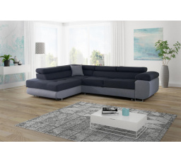 Rohová sedacia súprava Dolly P sivá tmavý stred