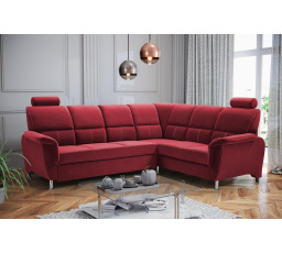 Rohová sedacia súprava P Nadia Velva 10 - vínová