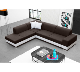 Rohová sedacia súprava Darla L tm.hnedá