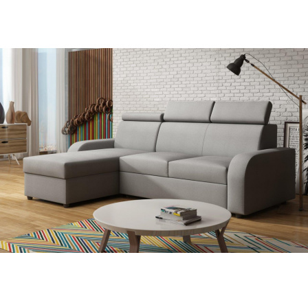 Rohová sedacia súprava Norway UNI OTO-2F sv.sivá