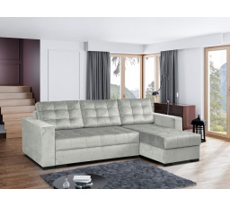 Rohová sedacia súprava Linda UNI svetlo šedá