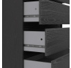 Komoda SIMPLICITY 297, Woodgrain black