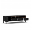TV komoda ATREI 179, Čierna/Orech