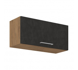 Kuchynská horná skrinka VEGA 80 GU 36 1F, Matera mat/Dub lancelot