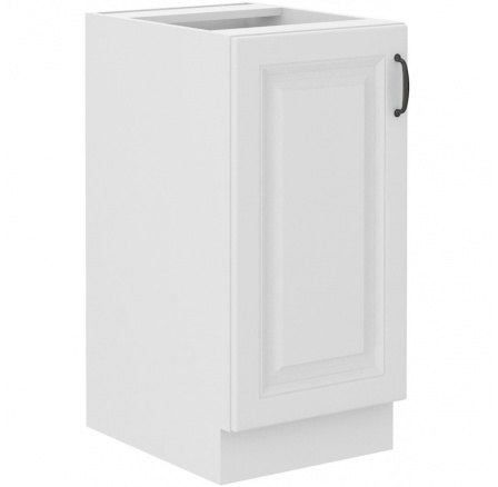 Kuchynská dolná skrinka STIPE 40 D 1F BB, Biela