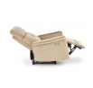 Polohovacie kreslo SEMIR s USB, Béžová