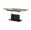 Konferenčný stôl BUSETTI, čierny/dub wotan