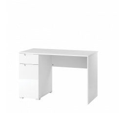 LYON 07 - DESK biely matný / biely lesk (SZ) (K150-Z)