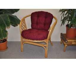 Ratanové kreslo Bahama honey burgundy