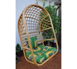 Vankúš na závesnú hojdačku zelený