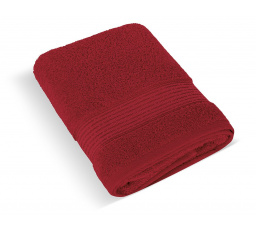 Froté uterák 50x100cm prúžok 450g vínová