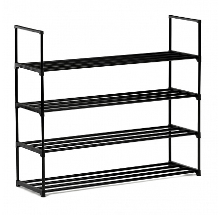 Botník, kov, černá, GD-406 BK