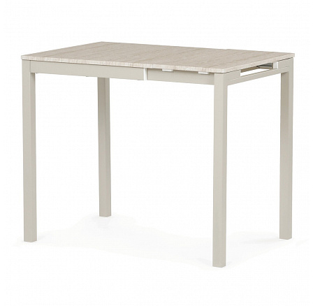 Jídelní stůl rozkládací 60-90x60 cm, melamin, travertin, GDT-206 TRV