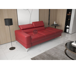 Sofa TOSCANIA II leňoška 205 cm prírodná koža - prírodná koža - voliteľná farba, pravá strana