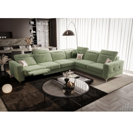 Rohová sedacia súprava s funkciou, relax MALIBU MAX 320x250 - pravá, olivová Rohová sedacia súprava s funkciou, relax MALIBU MAX 320x250 - pravá, olivová
