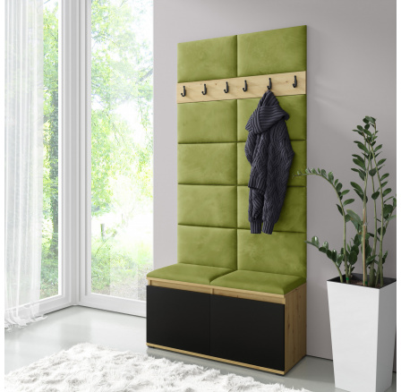 Predsieňová stena EMI 1, Trinity 12/Artisan + čierna