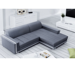 Rohová sedacia súprava Tamarin P tm.sivá