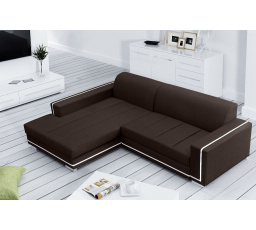 Rohová sedacia súprava Tamarin L tm.hnedá