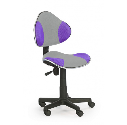 Stolička OZY-G2- sivo-fialová