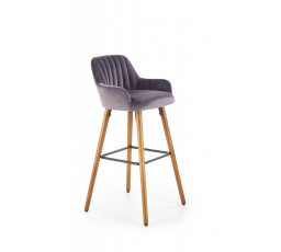 Barová stolička H93, sivá