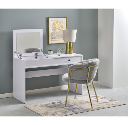 Toaletný stolík MEGAN, Biela