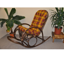 Vankúš pre hojdacie kreslo okrová