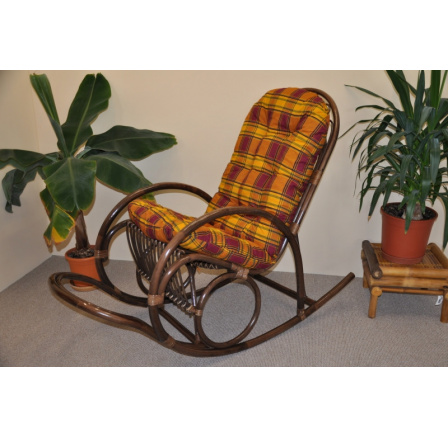 Vankúš pre hojdacie kreslo okrová